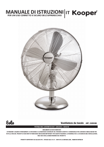 Manual Kooper 2409388 Fan