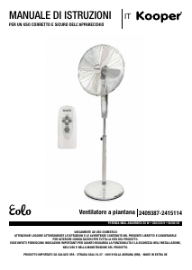 Manual Kooper 2415114 Fan