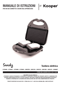 Handleiding Kooper 2178446 Contactgrill