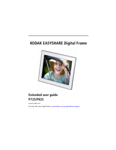 Manual Kodak P725 EasyShare Digital Photo Frame