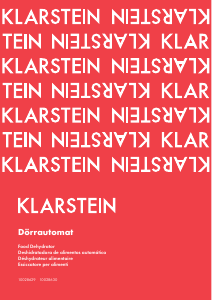 Bruksanvisning Klarstein 10028630 Valle di Frutta Mattorkare