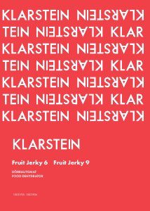 Bedienungsanleitung Klarstein 10031936 Fruit Jerky 9 Lebensmitteltrockner