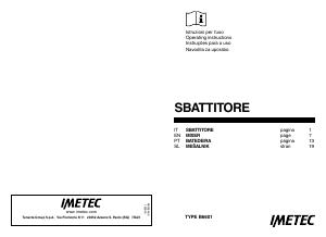 Priročnik Imetec B6601 Ročni mešalnik