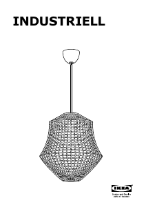 Használati útmutató IKEA INDUSTRIELL Lámpa