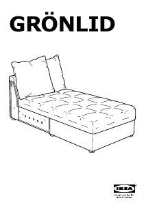 Hướng dẫn sử dụng IKEA GRONLID Ghế sofa dài
