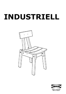 Priročnik IKEA INDUSTRIELL Stol