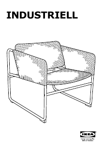 Εγχειρίδιο IKEA INDUSTRIELL Πολυθρόνα