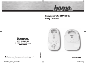 Handleiding Hama BM1000 Babyfoon