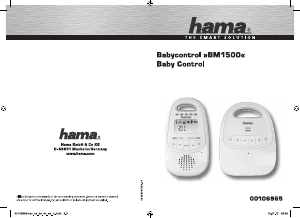 Handleiding Hama BM1500 Babyfoon