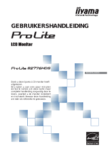 Handleiding iiyama ProLite B2776HDS LCD monitor