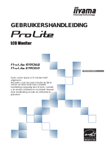 Handleiding iiyama ProLite E1906S LCD monitor