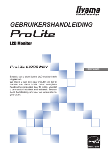 Handleiding iiyama ProLite E1908WSV LCD monitor