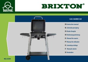 Mode d’emploi Brixton BQ-6305 Barbecue