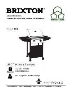 Mode d’emploi Brixton BQ-6310 Barbecue