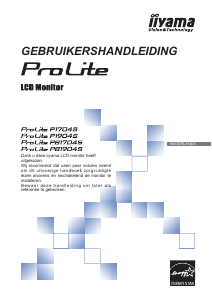 Handleiding iiyama ProLite P1904S LCD monitor