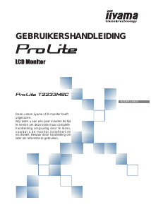 Handleiding iiyama ProLite T2233MSC LCD monitor