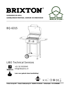 Mode d’emploi Brixton BQ-6315 Barbecue