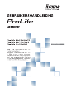 Handleiding iiyama ProLite TH5563MIS LCD monitor