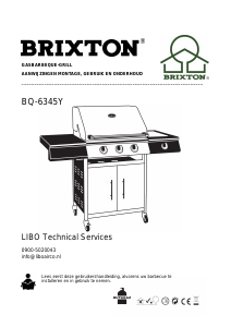 Mode d’emploi Brixton BQ-6345Y Barbecue