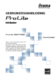 Handleiding iiyama ProLite XB2779QS LCD monitor