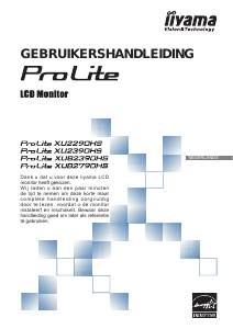 Handleiding iiyama ProLite XUB2390HS LCD monitor