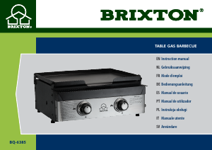 Manuale Brixton BQ-6385 Barbecue