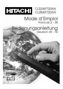 Bedienungsanleitung Hitachi CL28W720AN Fernseher