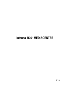 Manuale Intenso Media Center Cornice digitale