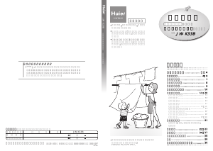 説明書 ハイアール JW-K33B 洗濯機