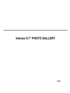 Instrukcja Intenso Photo Gallery Ramka cyfrowa