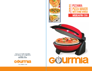Manual Gourmia GPM-1300 Pizza Maker