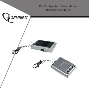 Bedienungsanleitung Gembird PF-15 Digitaler bilderrahmen