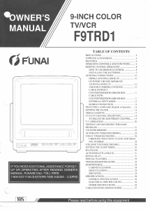 Bruksanvisning Funai F9TRD1 TV