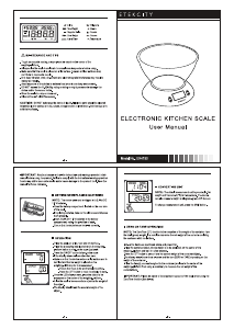 Manual Etekcity EK4150 Kitchen Scale