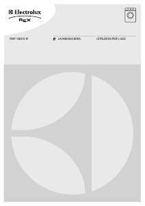 Manuale Electrolux-Rex RWF108315W Lavatrice
