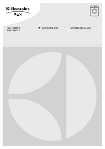 Manuale Electrolux-Rex RWF128310W Lavatrice