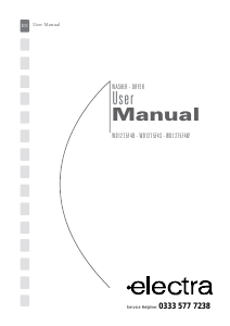 Handleiding Electra WD1275F4S Was-droog combinatie