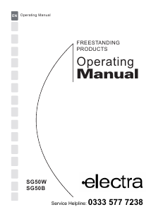 Handleiding Electra SG50B Fornuis