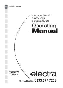 Handleiding Electra TCR60B Fornuis