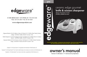 Mode d’emploi Edgeware Ceramic Edge Gourmet Aiguiseur de couteaux