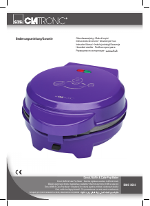 Руководство Clatronic DMC 3533 Электрокексница