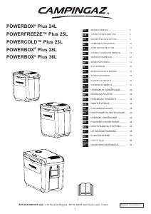 Kullanım kılavuzu Campingaz Powerbox Plus 36L Buz kutusu