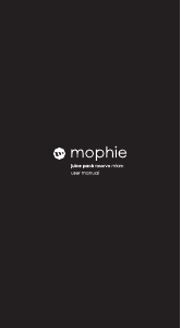 Bruksanvisning mophie powerstation reserve micro Portabel laddare