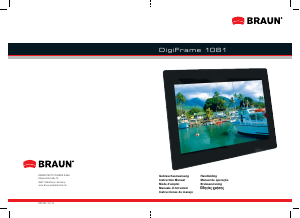 Manual de uso Braun DigiFrame 1081 Marco digital