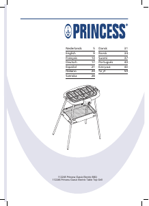 Manuale Princess 112245 Classic Electric Barbecue