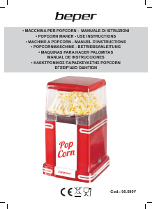 Bedienungsanleitung Beper 90.590Y Popcornmaschine