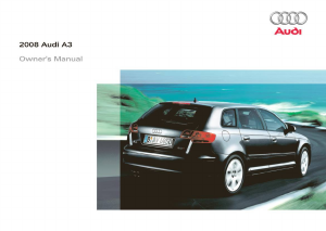 Bruksanvisning Audi A3 (2008)