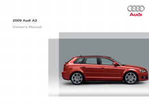 Bruksanvisning Audi A3 (2009)