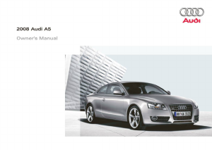 Bruksanvisning Audi A5 (2008)