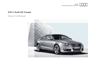 Bruksanvisning Audi A5 Coupe (2011)